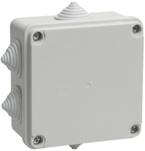 Коробка КМ41233 розпаювальна для в/п 100х100х50мм IP44