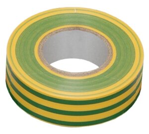 Ізоляційна стрічка 0,13х15 мм жовто-зелена 20 метрів ІЕК