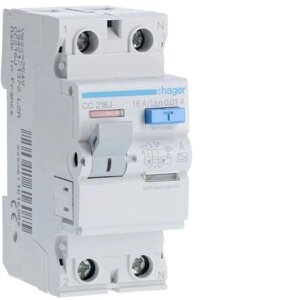Дифреле 2-п Hager CC216J А-16 / 0,01А