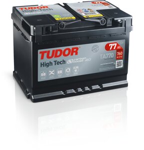 Акумулятор автомобільний TUDOR Hi-TECH 6СТ-77 А / Ч R + TA770 Carbon Boost2.0