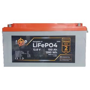 Акумулятор LP lifepo4 12V (12,8V) - 100 ah (1280wh) (BMS 80A/40а) до дбж