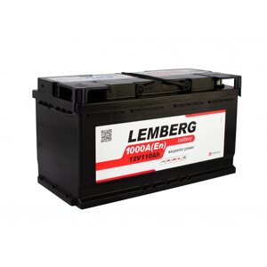 Автомобільний акумулятор LEMBERG 6ст-110 R+