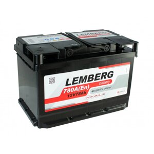Автомобільний акумулятор LEMBERG 6ст-78 R+