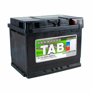 Автомобільний акумулятор TAB AGM 6ст-60 R+ 213060S