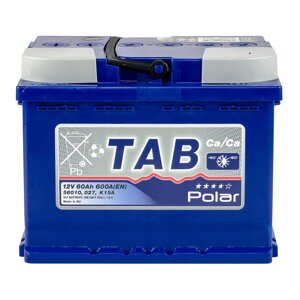 Автомобільний акумулятор TAB Polar Blue 6ст-60 А/год R+ 121060