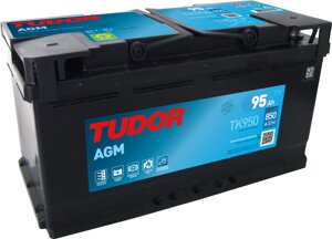 Автомобільний акумулятор TUDOR AGM Start&Stop 6ст-95 Ач R+ TK 950