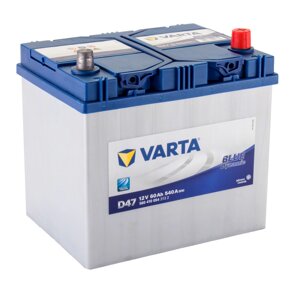 Автомобільний акумулятор VARTA Blue Dynamic 6ст-60 А/год JR+ D47