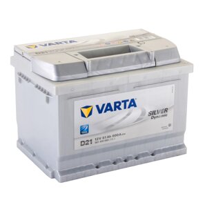 Автомобільний акумулятор VARTA Silver Dynamic 6ст-61 А/ч R+ D21