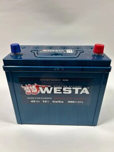 Автомобільний акумулятор WESTA Premium 6ст-45А/год АзE Asia