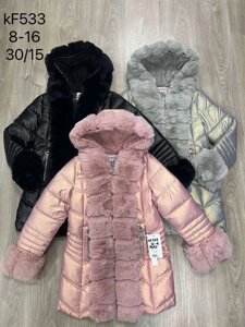 Курточки для дівчат зима