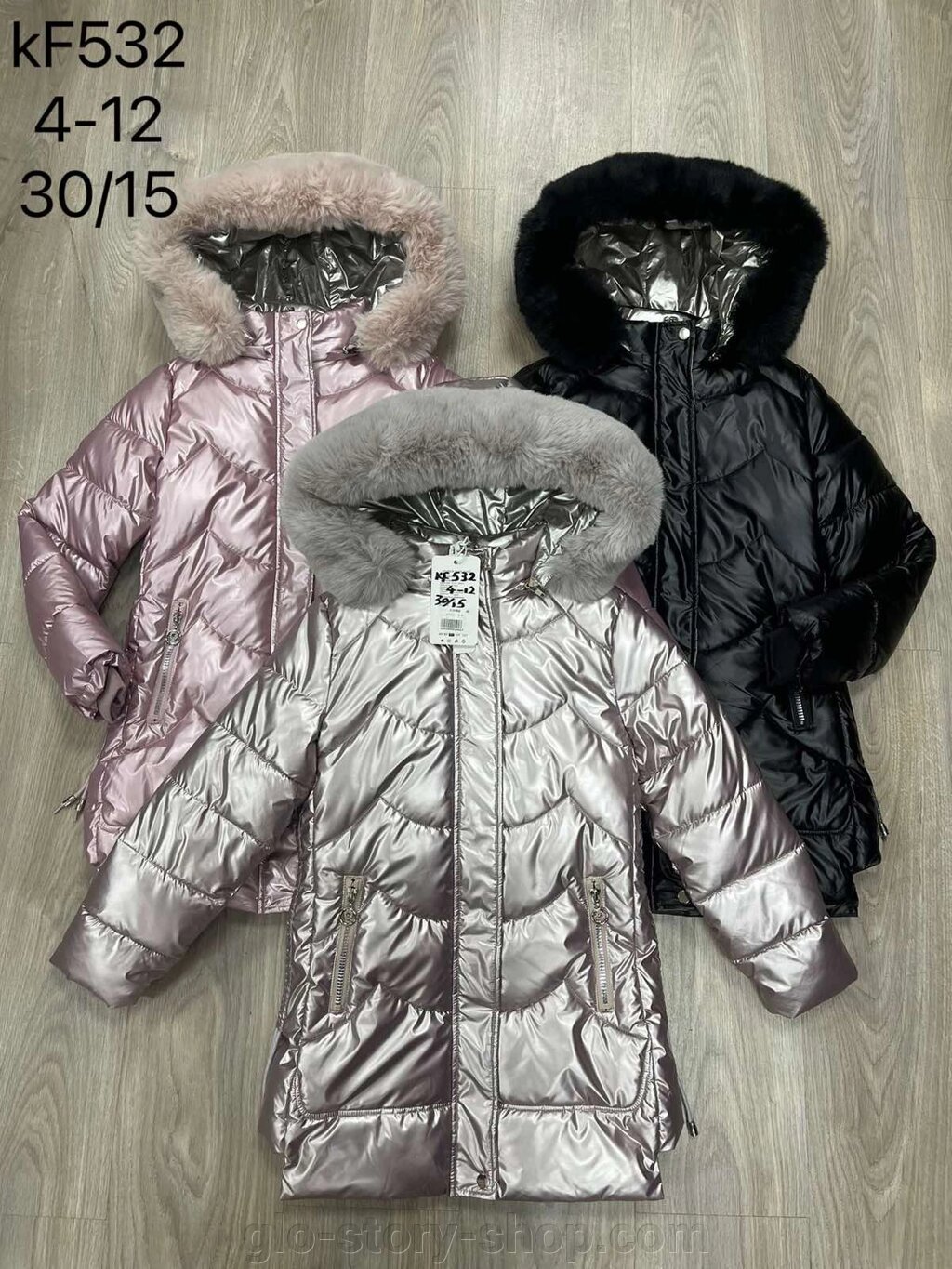 Курточки для дівчат зима від компанії Glo-story - фото 1