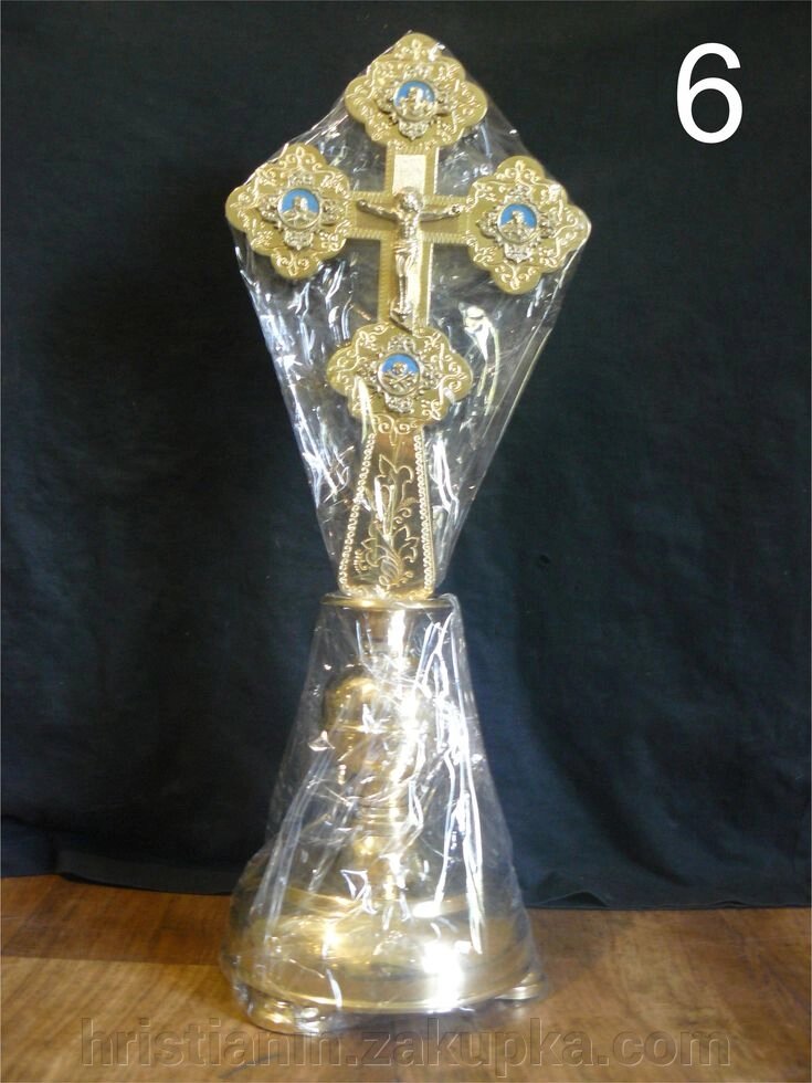 Хрест металевий від компанії ІНТЕРНЕТ МАГАЗИН "ХРИСТИЯНИН" церковне начиння - фото 1