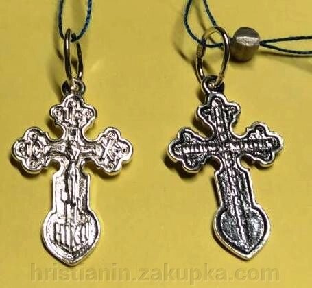 Хрест натільний, срібний від компанії ІНТЕРНЕТ МАГАЗИН "ХРИСТИЯНИН" церковне начиння - фото 1