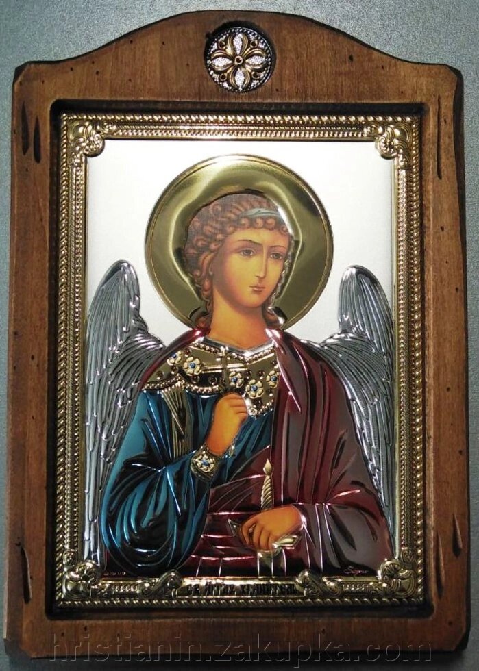 Ікона "Ангел Хранитель", кольорова від компанії ІНТЕРНЕТ МАГАЗИН "ХРИСТИЯНИН" церковне начиння - фото 1