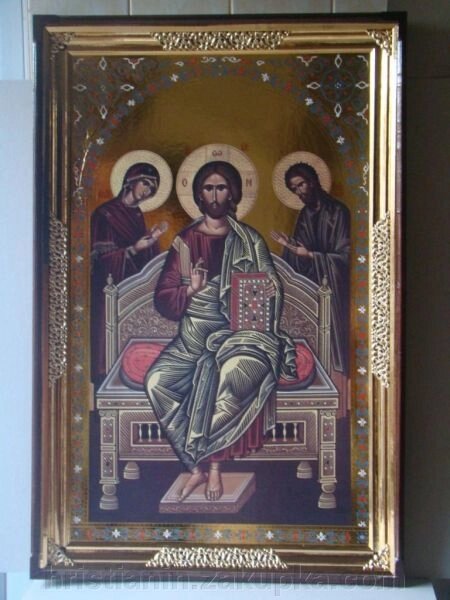 Ікона храмова "Цар Слави", 73х114 від компанії ІНТЕРНЕТ МАГАЗИН "ХРИСТИЯНИН" церковне начиння - фото 1