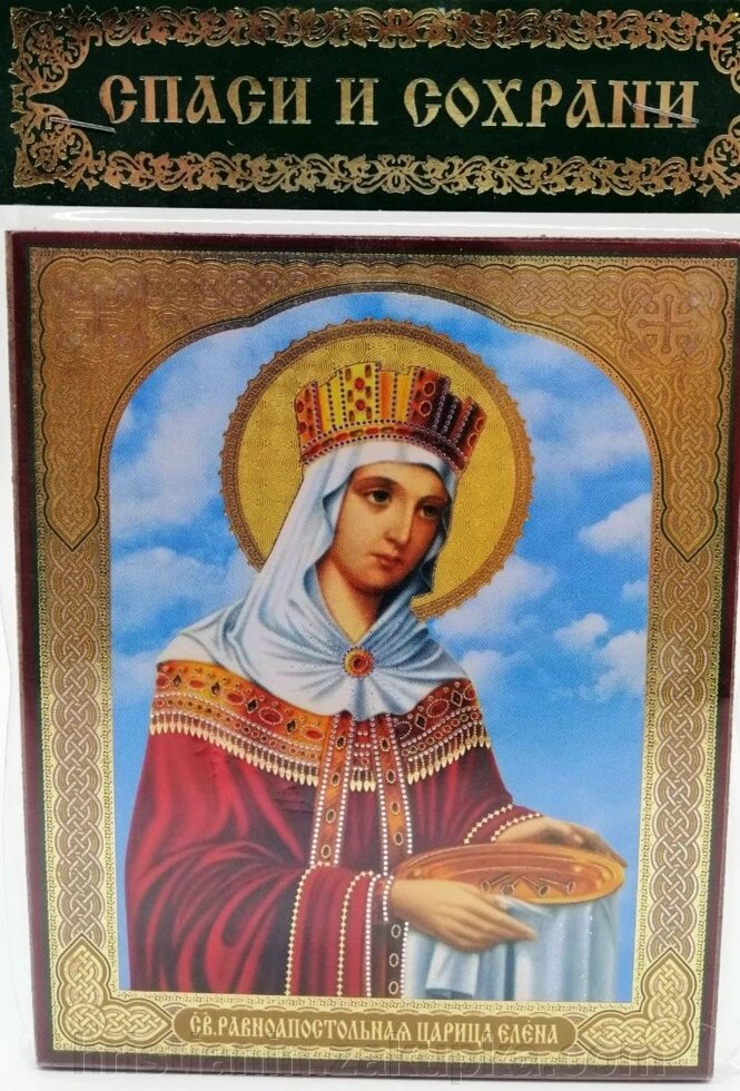 Ікона на МДФ "Олена" від компанії ІНТЕРНЕТ МАГАЗИН "ХРИСТИЯНИН" церковне начиння - фото 1