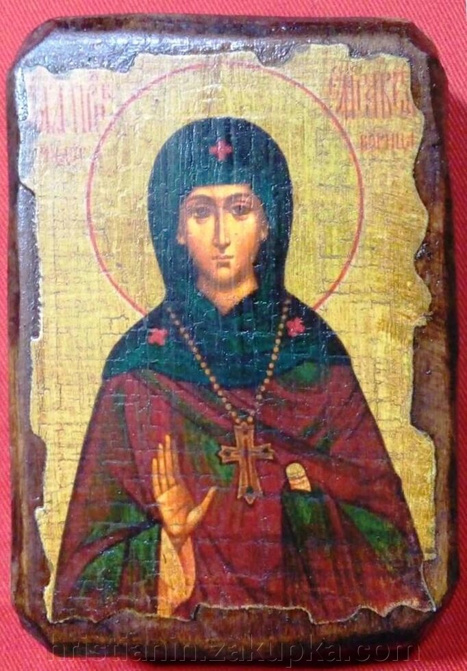 Ікона під старовину, "Єлисавета" 7х10 від компанії ІНТЕРНЕТ МАГАЗИН "ХРИСТИЯНИН" церковне начиння - фото 1