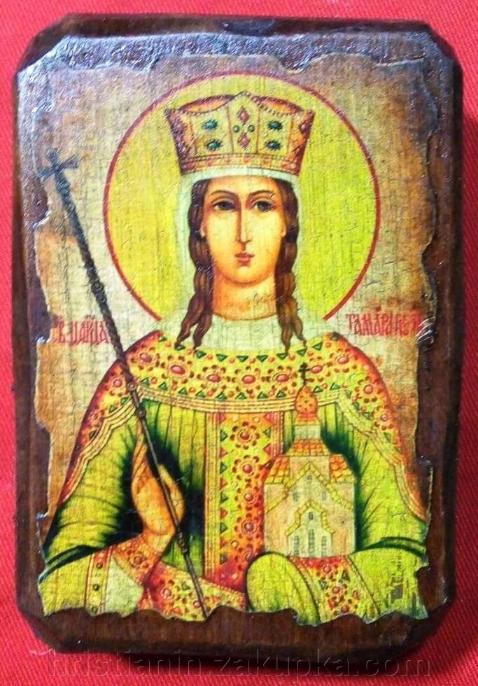 Ікона під старовину, "Тамара" 7х10 від компанії ІНТЕРНЕТ МАГАЗИН "ХРИСТИЯНИН" церковне начиння - фото 1