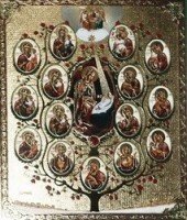 Ікона поліграфічна "Древо Богородиці" від компанії ІНТЕРНЕТ МАГАЗИН "ХРИСТИЯНИН" церковне начиння - фото 1