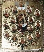 Ікона поліграфічна "Древо Богородиці" від компанії ІНТЕРНЕТ МАГАЗИН "ХРИСТИЯНИН" церковне начиння - фото 1