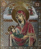 Ікона поліграфічна "Годувальниця" від компанії ІНТЕРНЕТ МАГАЗИН "ХРИСТИЯНИН" церковне начиння - фото 1