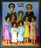 Ікона поліграфічна "Мученики Маккавеи" від компанії ІНТЕРНЕТ МАГАЗИН "ХРИСТИЯНИН" церковне начиння - фото 1