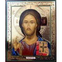 Ікона поліграфічна "Спаситель Візантійський" від компанії ІНТЕРНЕТ МАГАЗИН "ХРИСТИЯНИН" церковне начиння - фото 1