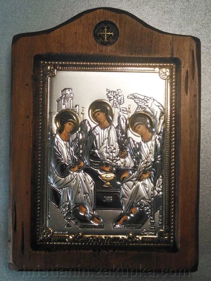 Ікона "Трійця Старозавітна" від компанії ІНТЕРНЕТ МАГАЗИН "ХРИСТИЯНИН" церковне начиння - фото 1