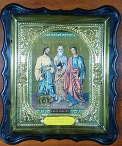 Ікона в пластиковому фігурному кіоті з ладаном, "Фома, Варфоломій та Філіп апостоли"