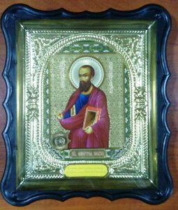 Ікона в пластиковому фігурному кіоті з ладаном, "Павло апостол"