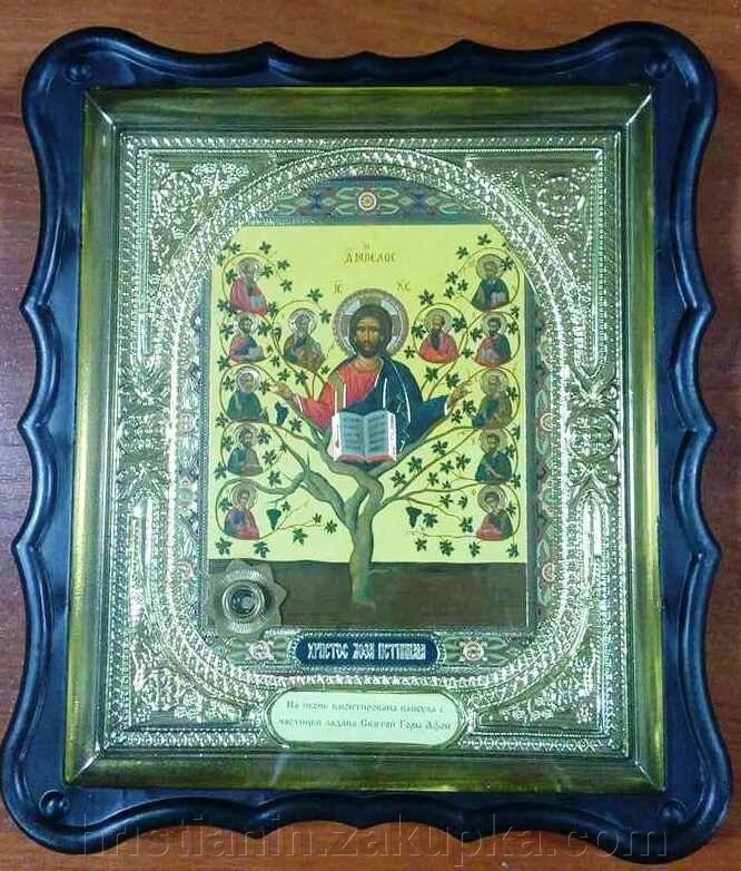 Ікона в пластиковому фігурному кіоті з ладаном, "Аз есмь Лоза Істинна" від компанії ІНТЕРНЕТ МАГАЗИН "ХРИСТИЯНИН" церковне начиння - фото 1