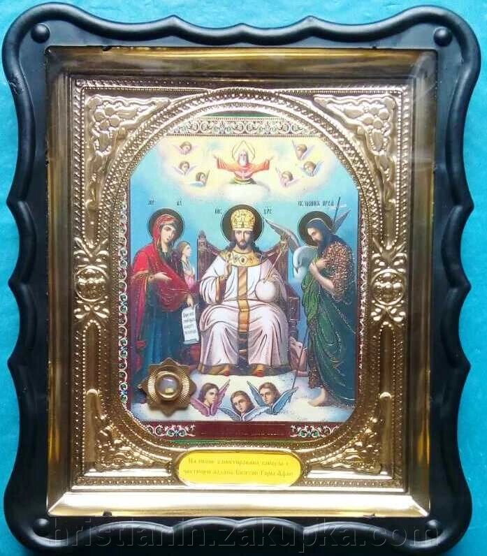 Ікона в пластиковому фігурному кіоті з ладаном, "Цар Слави" від компанії ІНТЕРНЕТ МАГАЗИН "ХРИСТИЯНИН" церковне начиння - фото 1