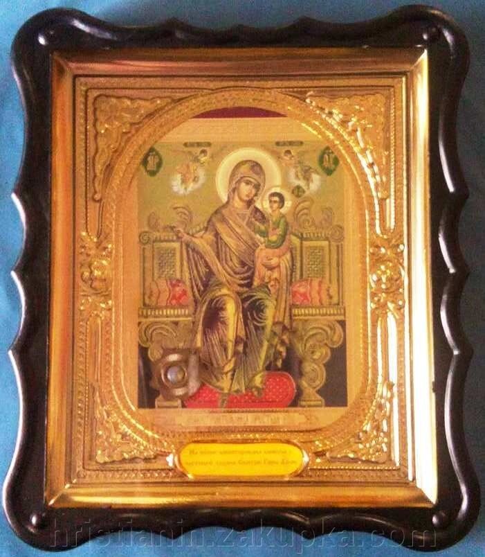 Ікона в пластиковому фігурному кіоті з ладаном, "Домостроітельніца" від компанії ІНТЕРНЕТ МАГАЗИН "ХРИСТИЯНИН" церковне начиння - фото 1