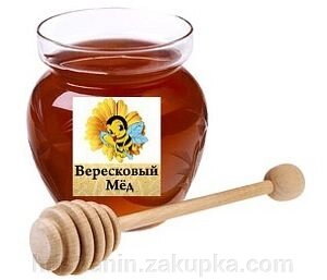 Мед натуральний "Вересовий", 750 грам від компанії ІНТЕРНЕТ МАГАЗИН "ХРИСТИЯНИН" церковне начиння - фото 1