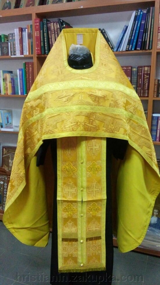 Одягання жовте 150/52, з покрівцями від компанії ІНТЕРНЕТ МАГАЗИН "ХРИСТИЯНИН" церковне начиння - фото 1