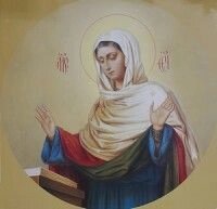 Літографія 30х30, «Матір Божа»