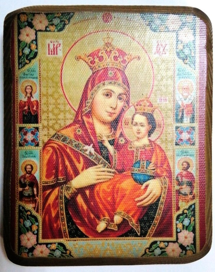 Ікона ДСП на полотні "Віфлеємська", 10х12 — фото 1