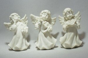 Порцелянові ангели, керамічні та гіпсу