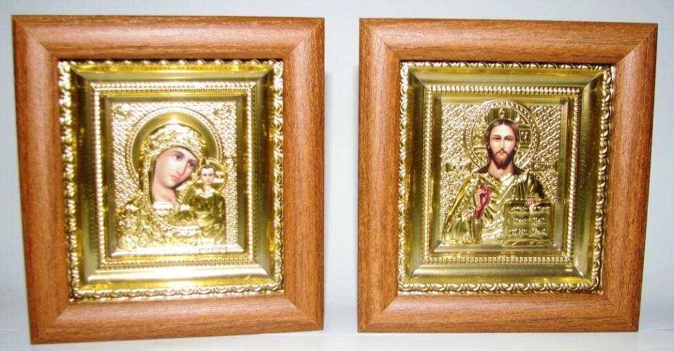 Ікони пара дерев'яний кіот в Різк, 10х12 — фото 1