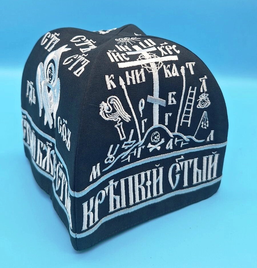 Скуф'я схімницька біла, повна, універсальна. — мініатюра 2