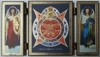 Складення дерев'яне Всевидяче Око з архх. Михайлом і Гавриїлом в Житомирській області від компанії ІНТЕРНЕТ МАГАЗИН  "ХРИСТИАНИН"
