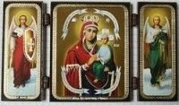 Складення дерев'яне Споручниця грішних з архх. Михайлом і Гавриїлом — фото 1