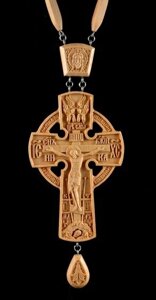 Хрест дерев'яний нагородний №11, груша, 180х75х10
