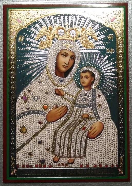 Ікона ламінована "Бахчисарайська", подвійне тиснення — фото 1