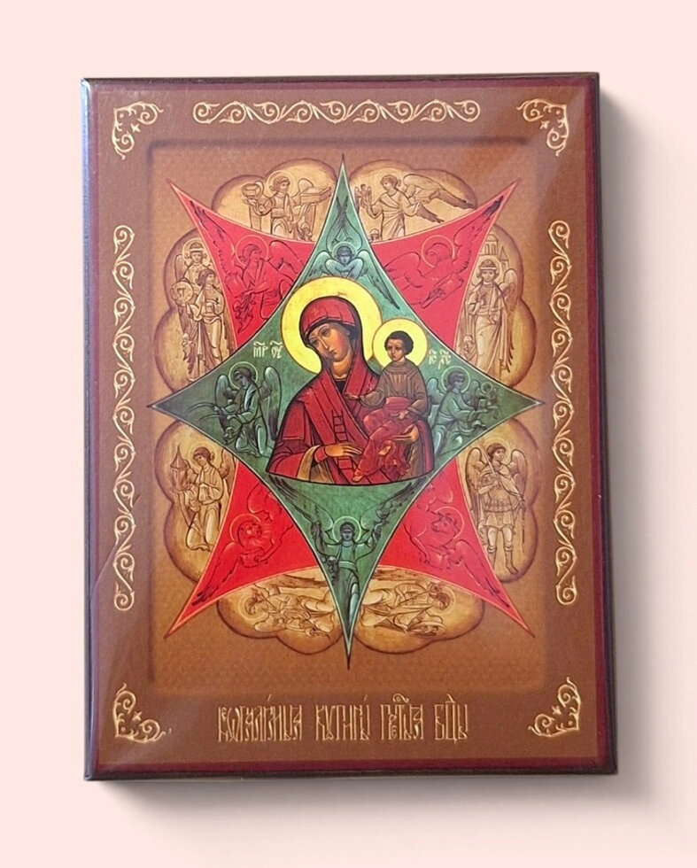 Ікона на дошці, «Неопалима Купина». — фото 1