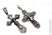 Хрести натільні металеві