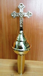 Наконечник на хоругву, позолочений