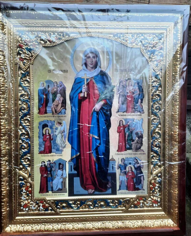 Ікона Храмова Параскева П'ятниця, 68х82 — фото 1