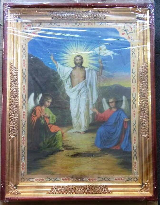 Ікона Храмова "Воскресіння Христове" 65х85 см. — фото 1