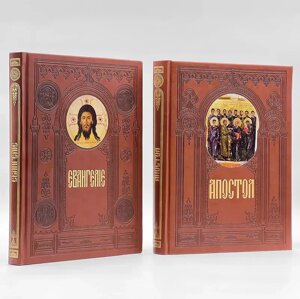 Новий Завіт українською мовою у 2-х книгах з іконами.
